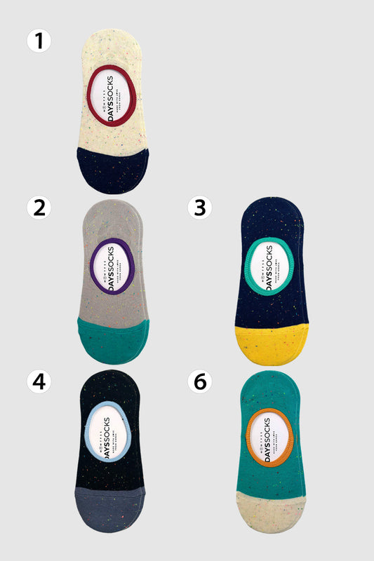 Women's No Show Dyes Nep Socks