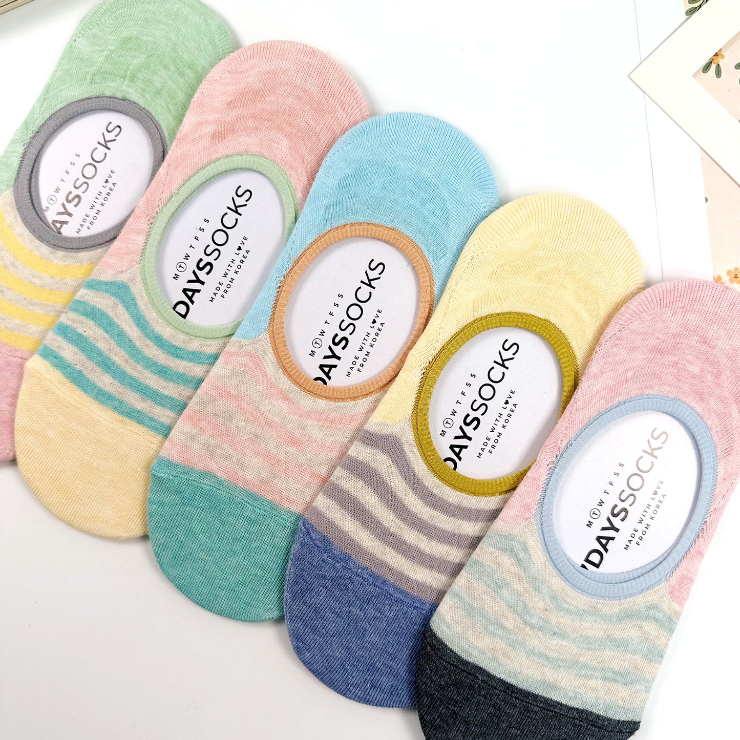 Women's No Show Candy Socks