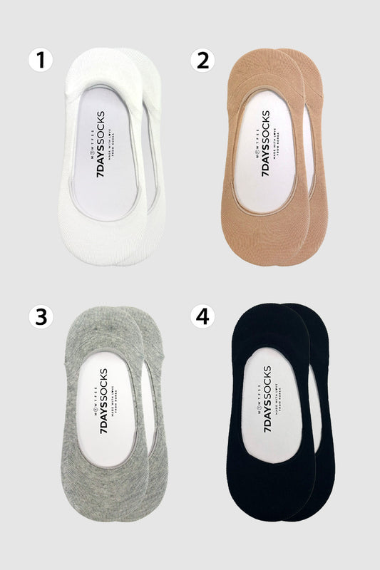 Women's No Show Cotton Foot Cover Socks