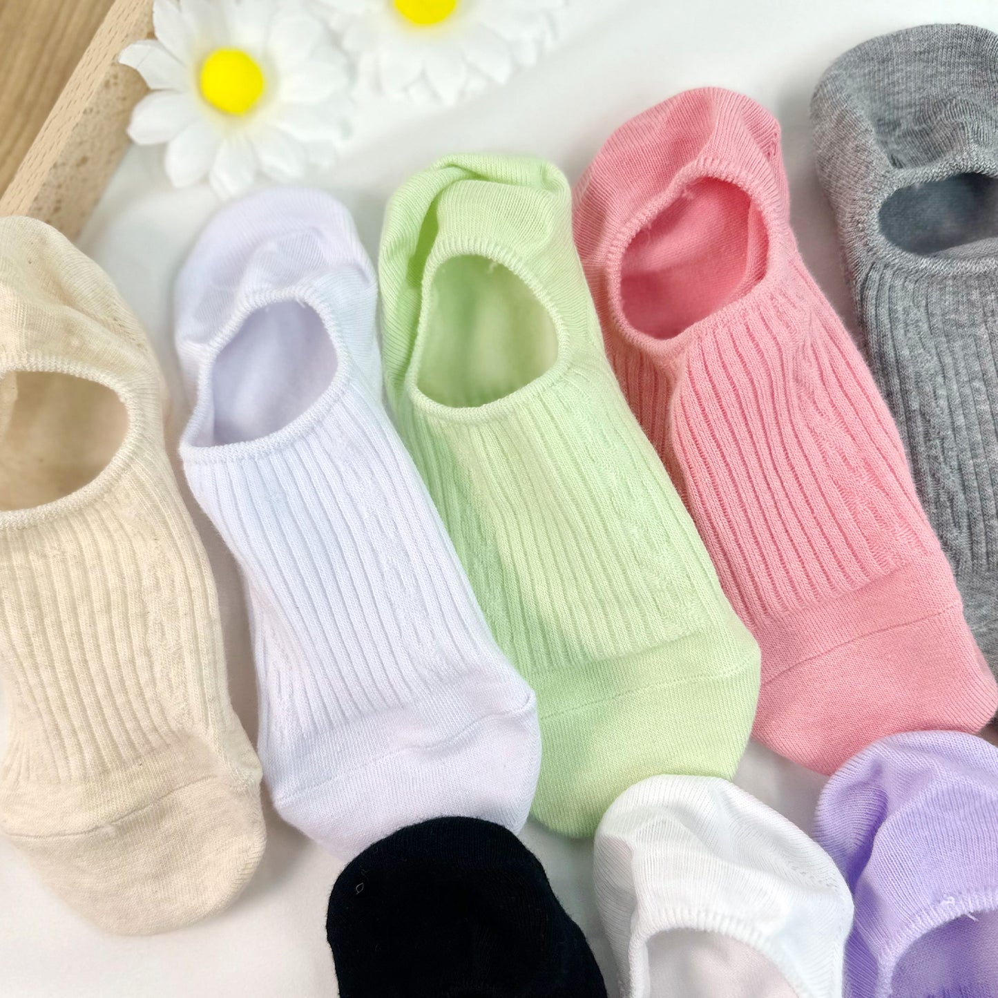 Women's No Show Basic Color Socks
