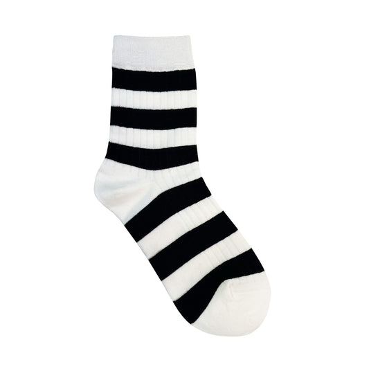 Women's Crew Stripe Pleat Socks