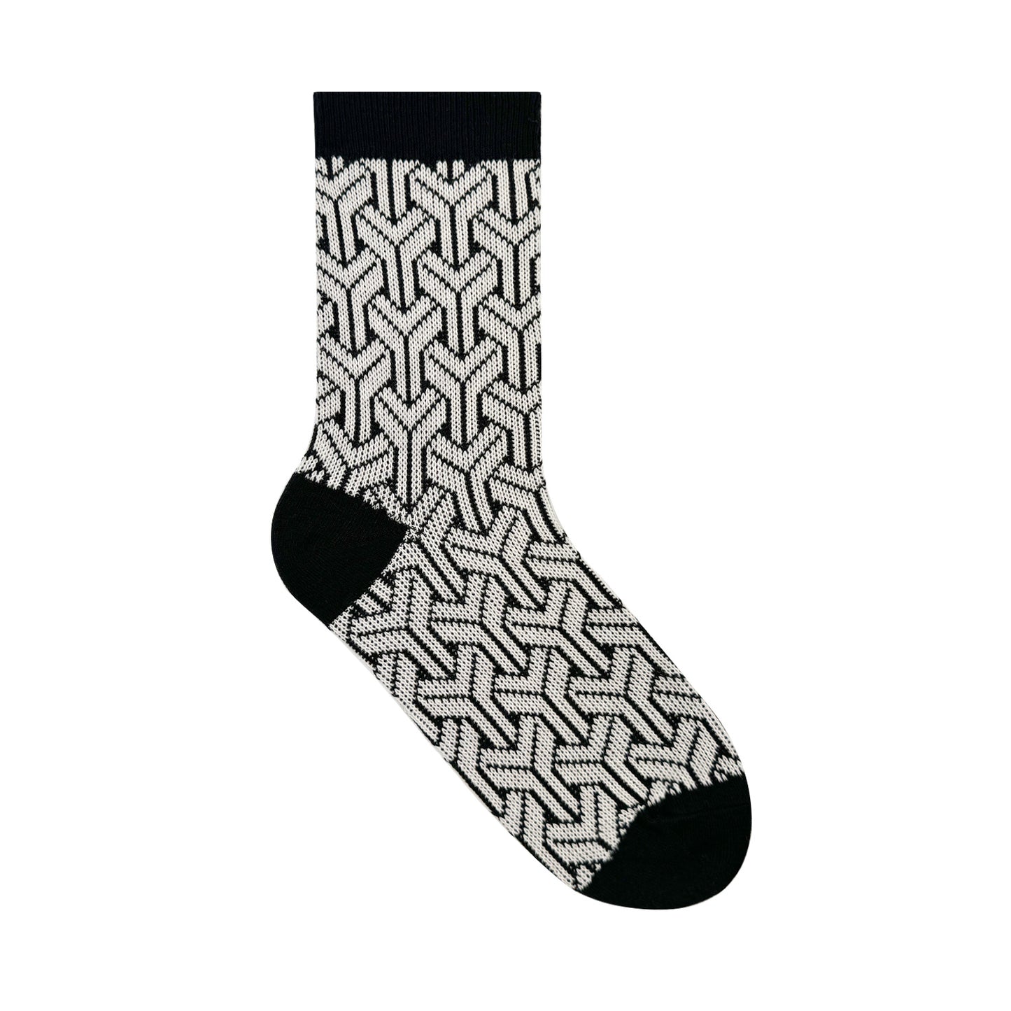 Women's Crew Y Modern Jacquard Socks