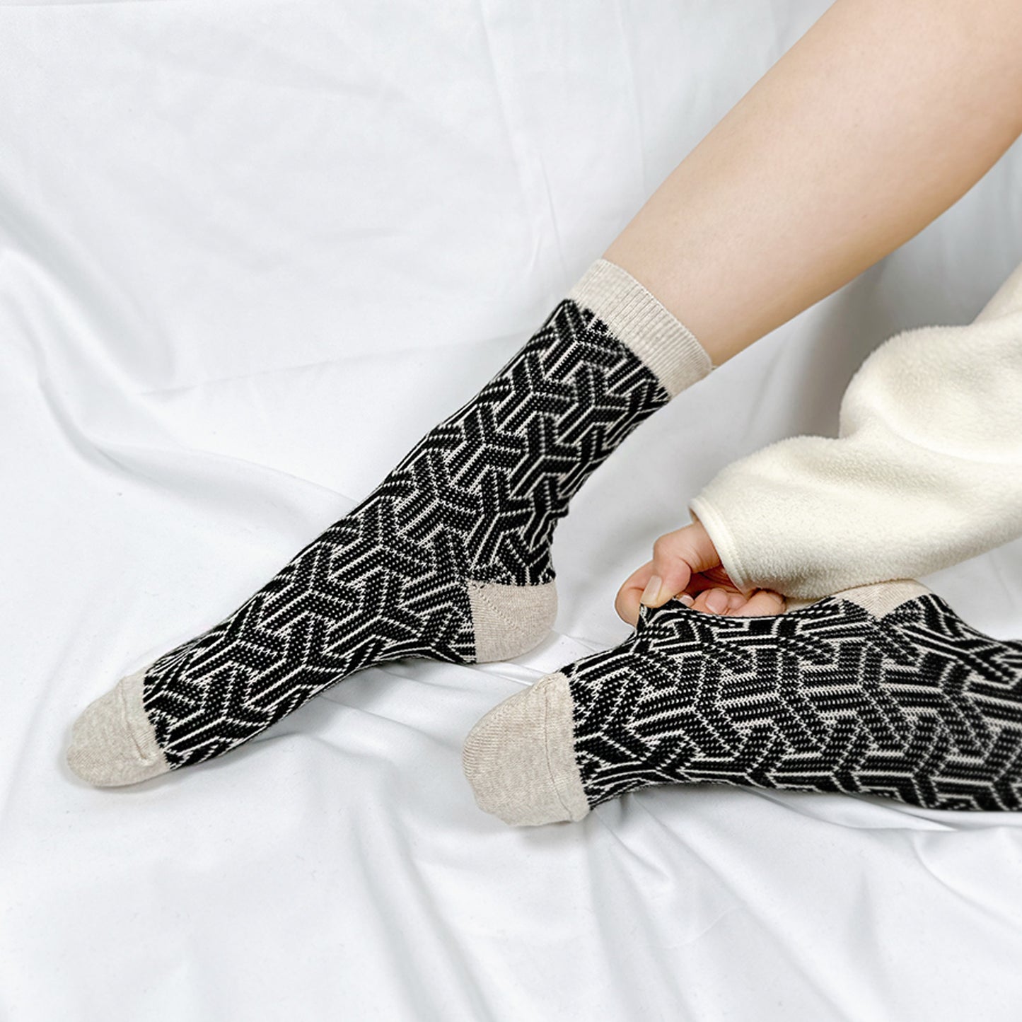 Women's Crew Y Modern Jacquard Socks