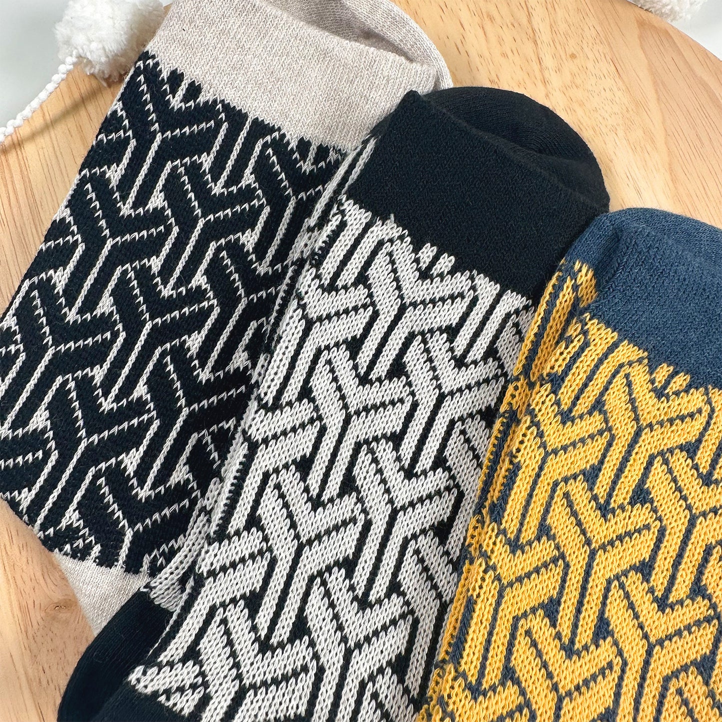 Women's Crew Y Modern Jacquard Socks