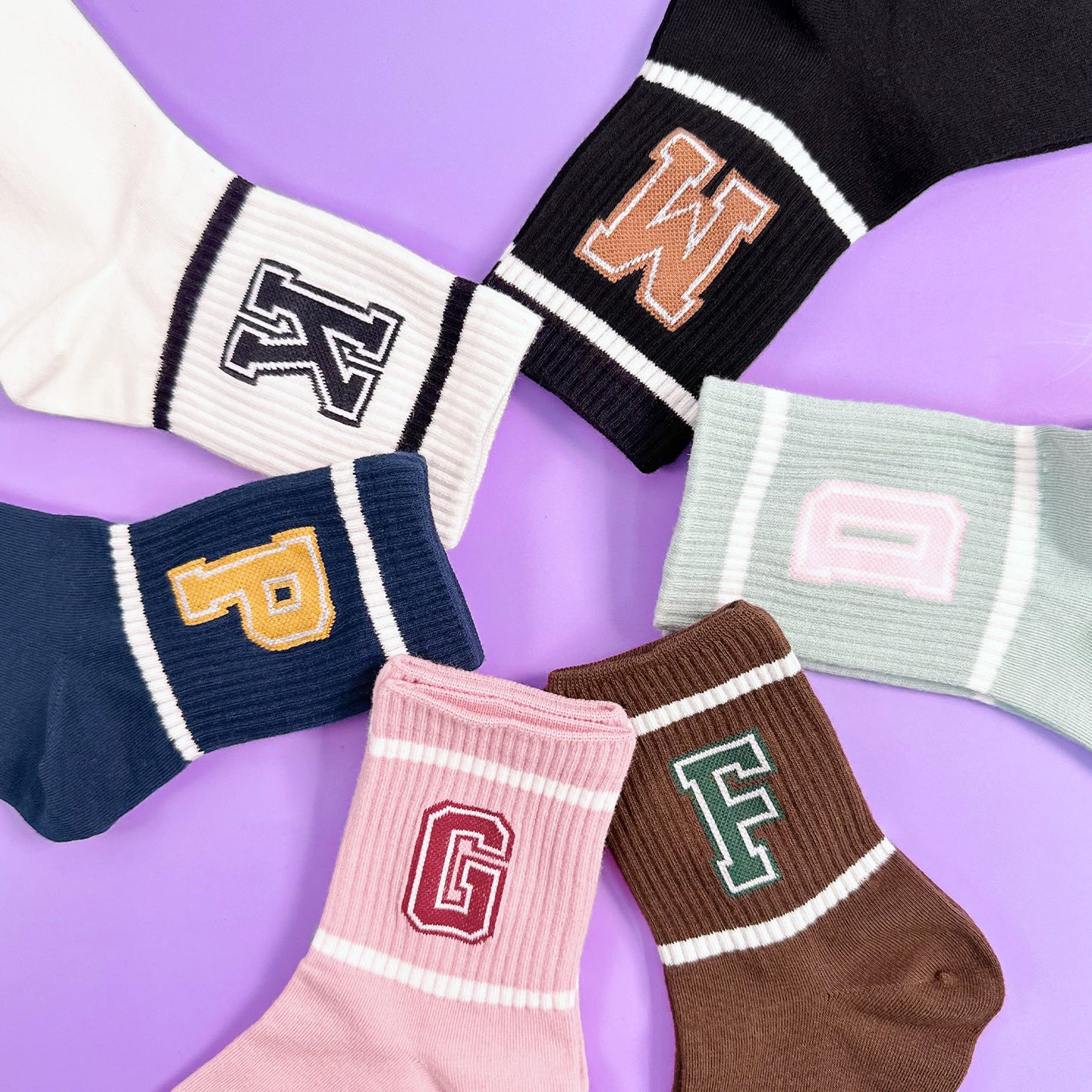 Women's Crew Initial Socks