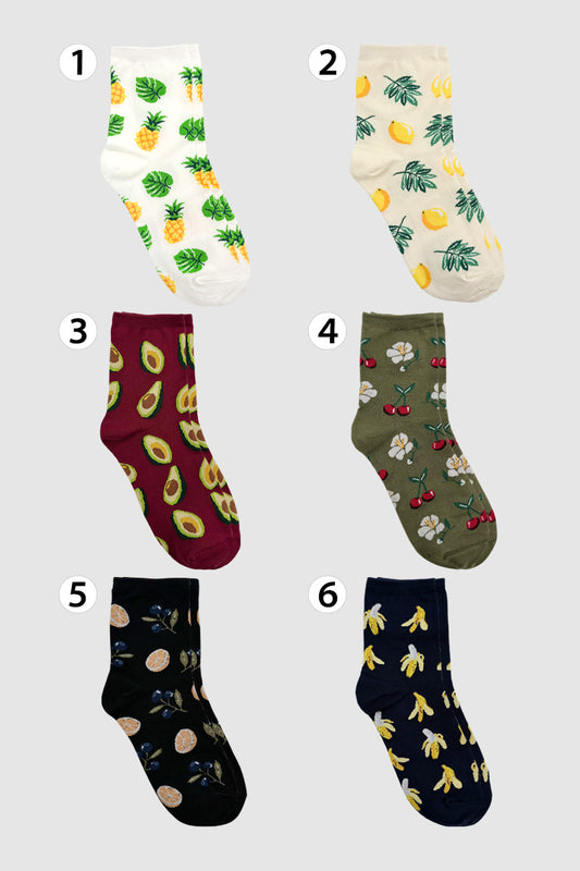 Women's Crew Lemon Tree Socks