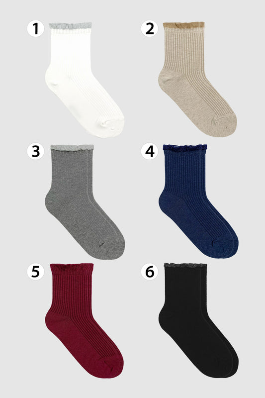 Women's Crew Lurex Ankle Socks