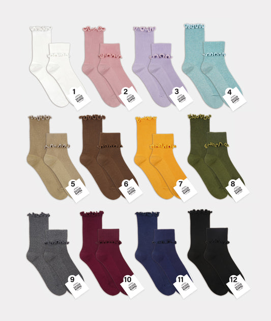 Women's Crew Frill Socks