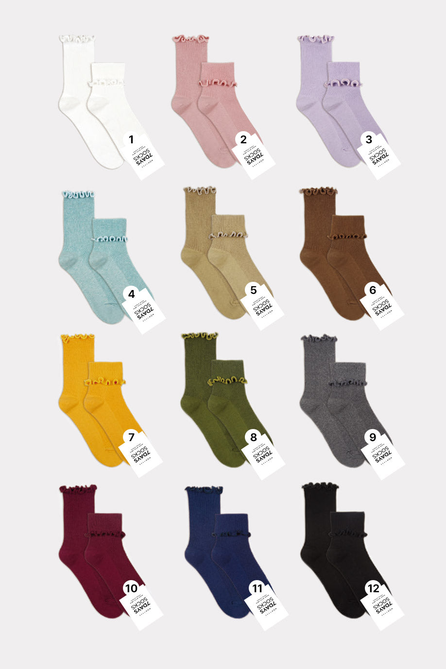 Women's Crew Frill Socks