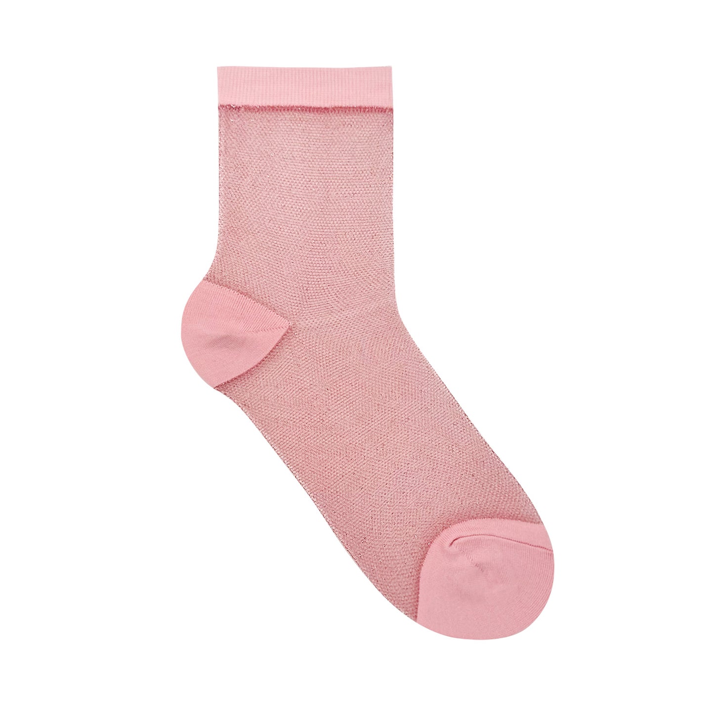 Women's Ankle See-Through Glitter Jacquard Socks