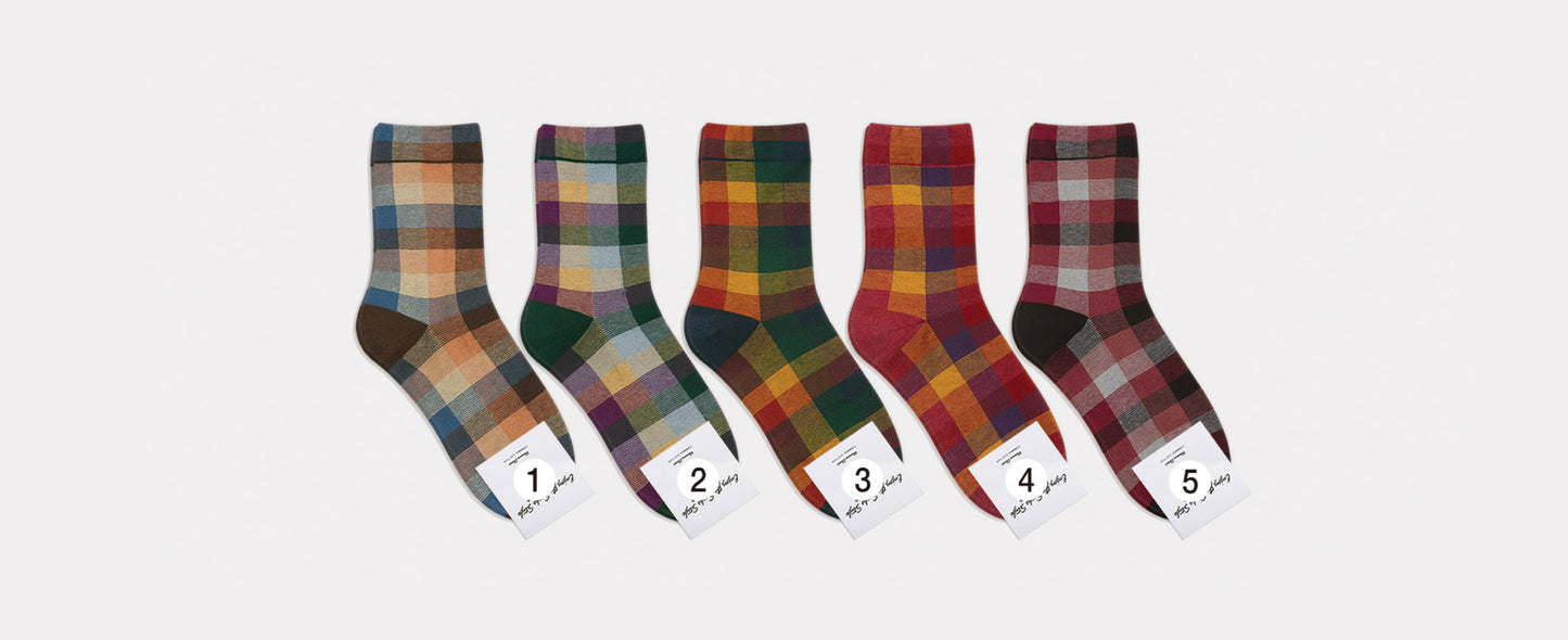 Women's Crew Check X Check Socks Daily Socks