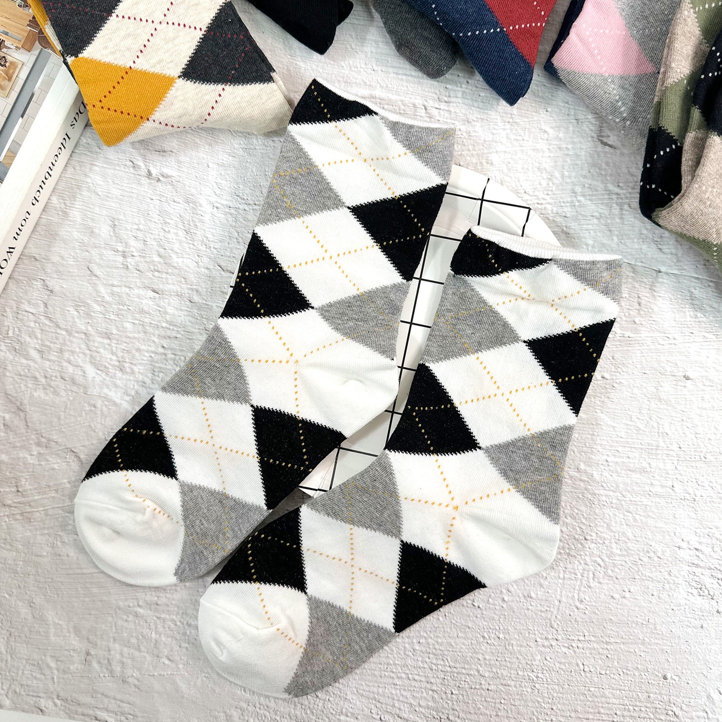 Women's Crew Winter Argyle X Argyle Socks