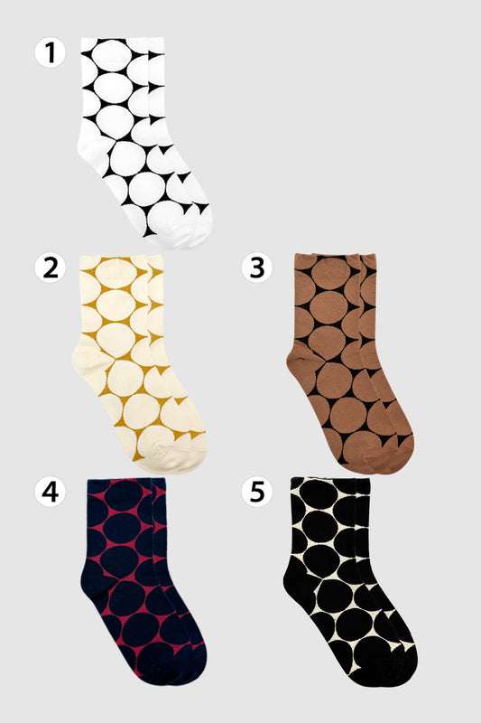 Women's Crew Label Dot Socks