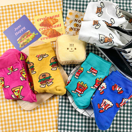 Women's Crew Yummy Snacks Socks