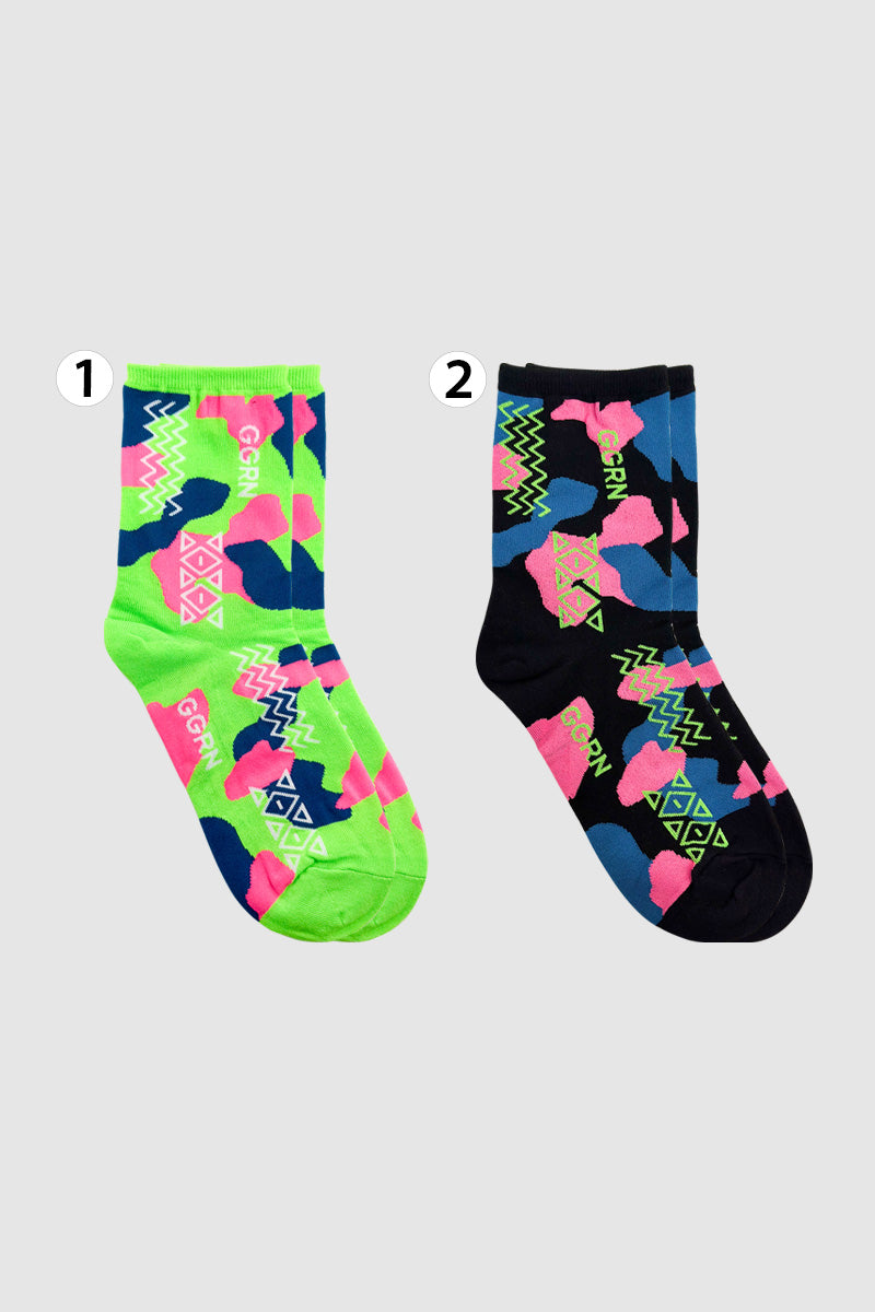 Women's Crew Retro Wave Socks