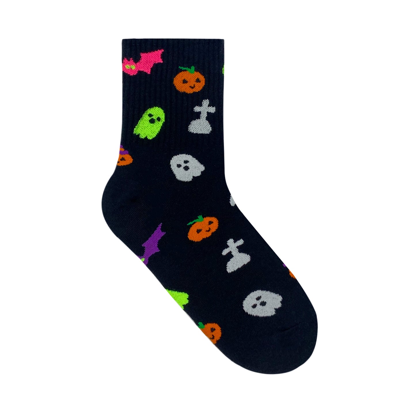 Women's Crew Halloween Emoticon Socks