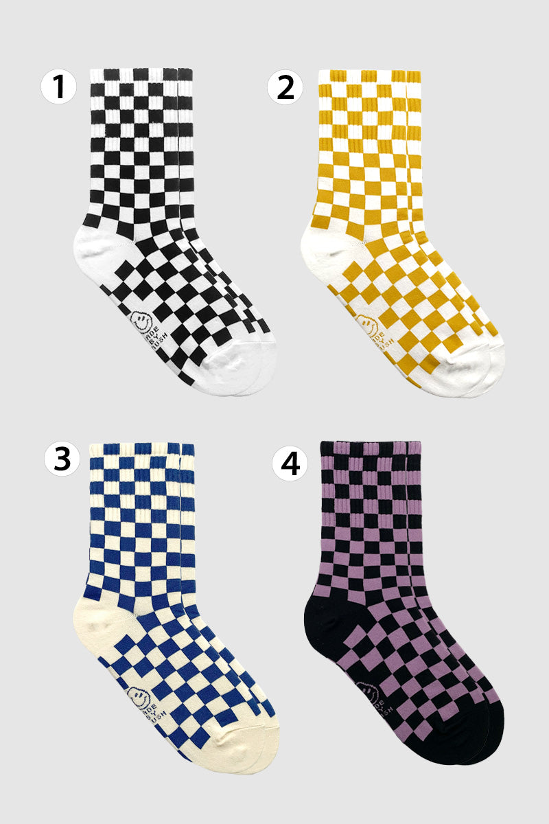 Women's Crew Crush Mini Checkerboard Socks