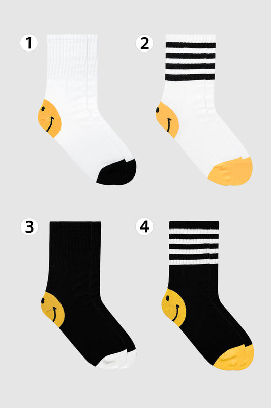 Women's Crew Hidden Smile Socks
