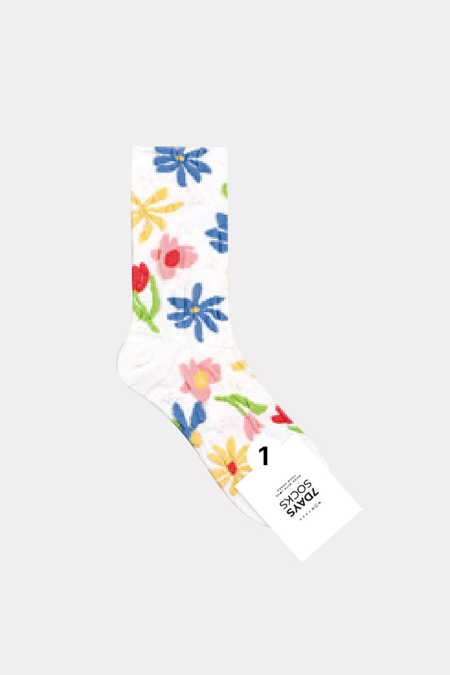 Women's Crew Flower multi Socks