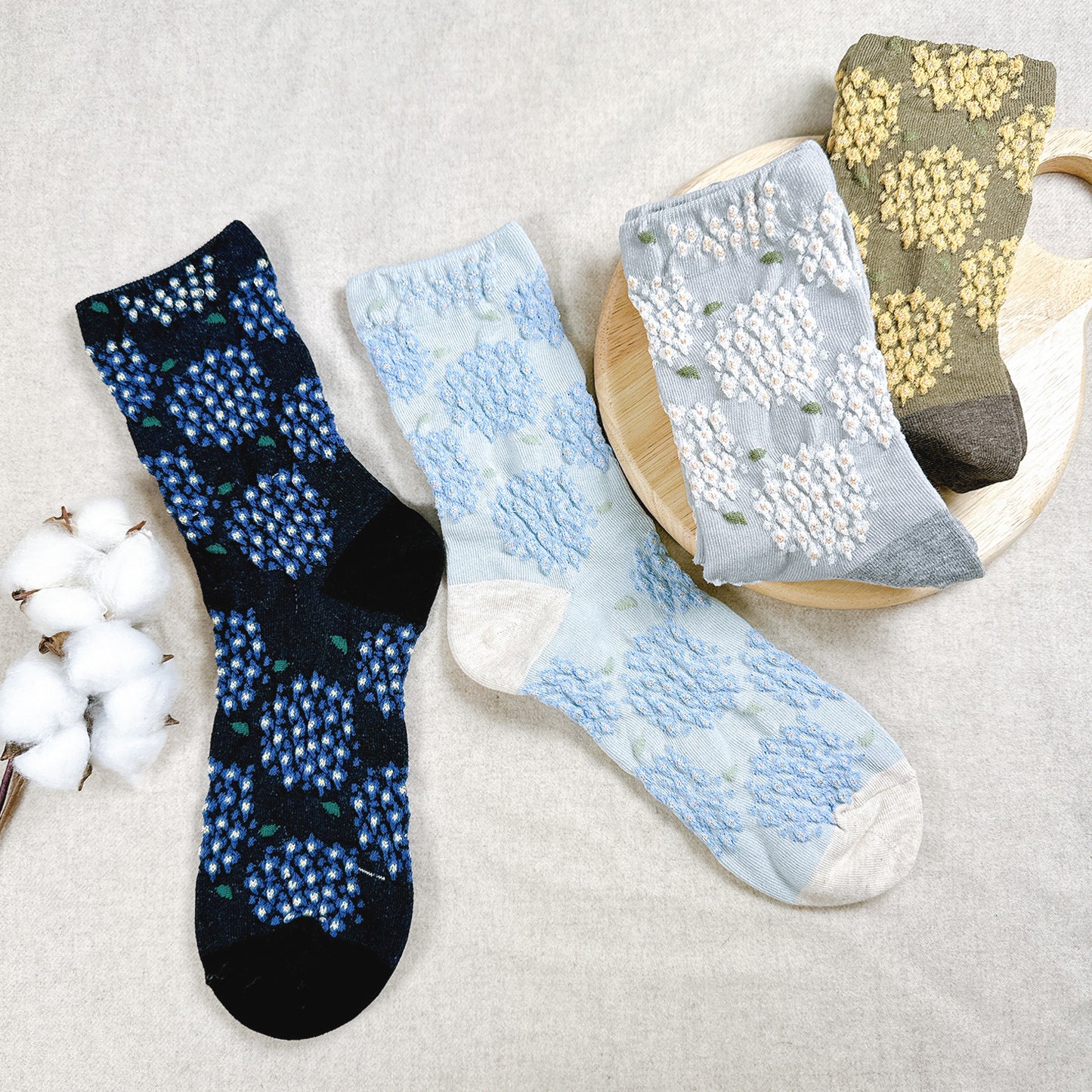 Women's Crew Daily Hydrangea Socks