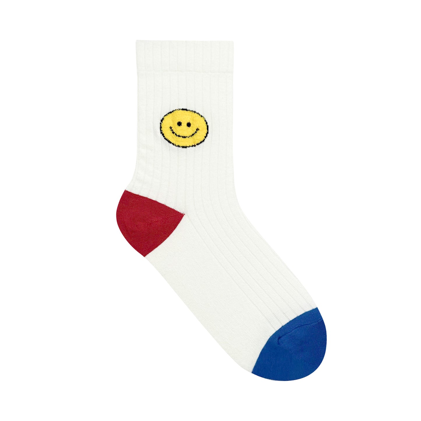 Women's Crew Color Smile Day Socks