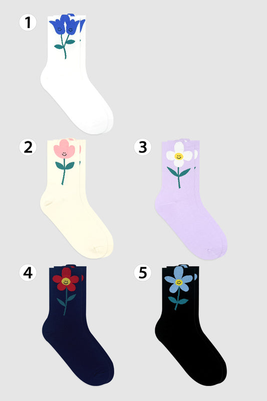 Women's Crew Kitsch Flower Socks