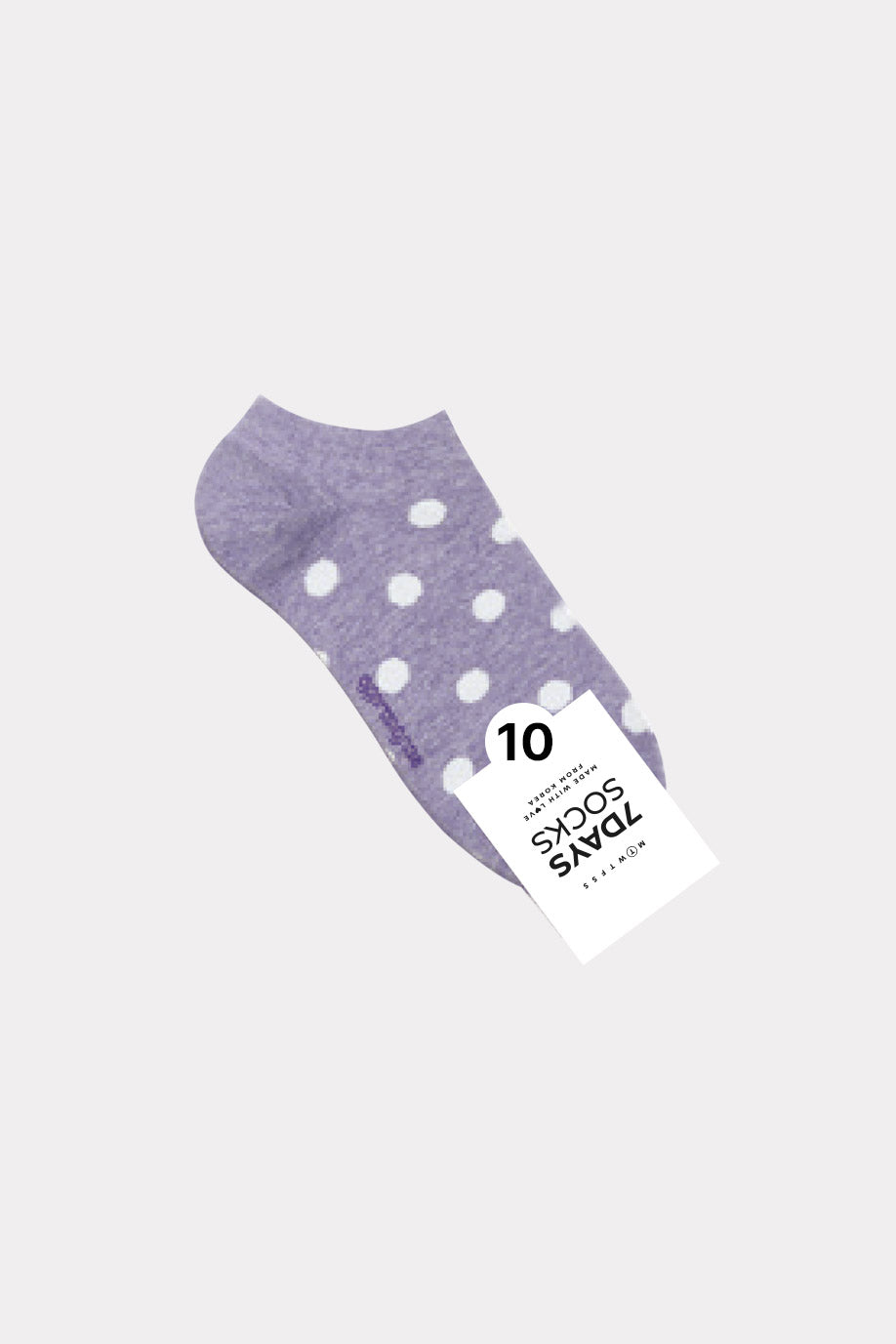 Women's Melange Dot Sneakers Socks