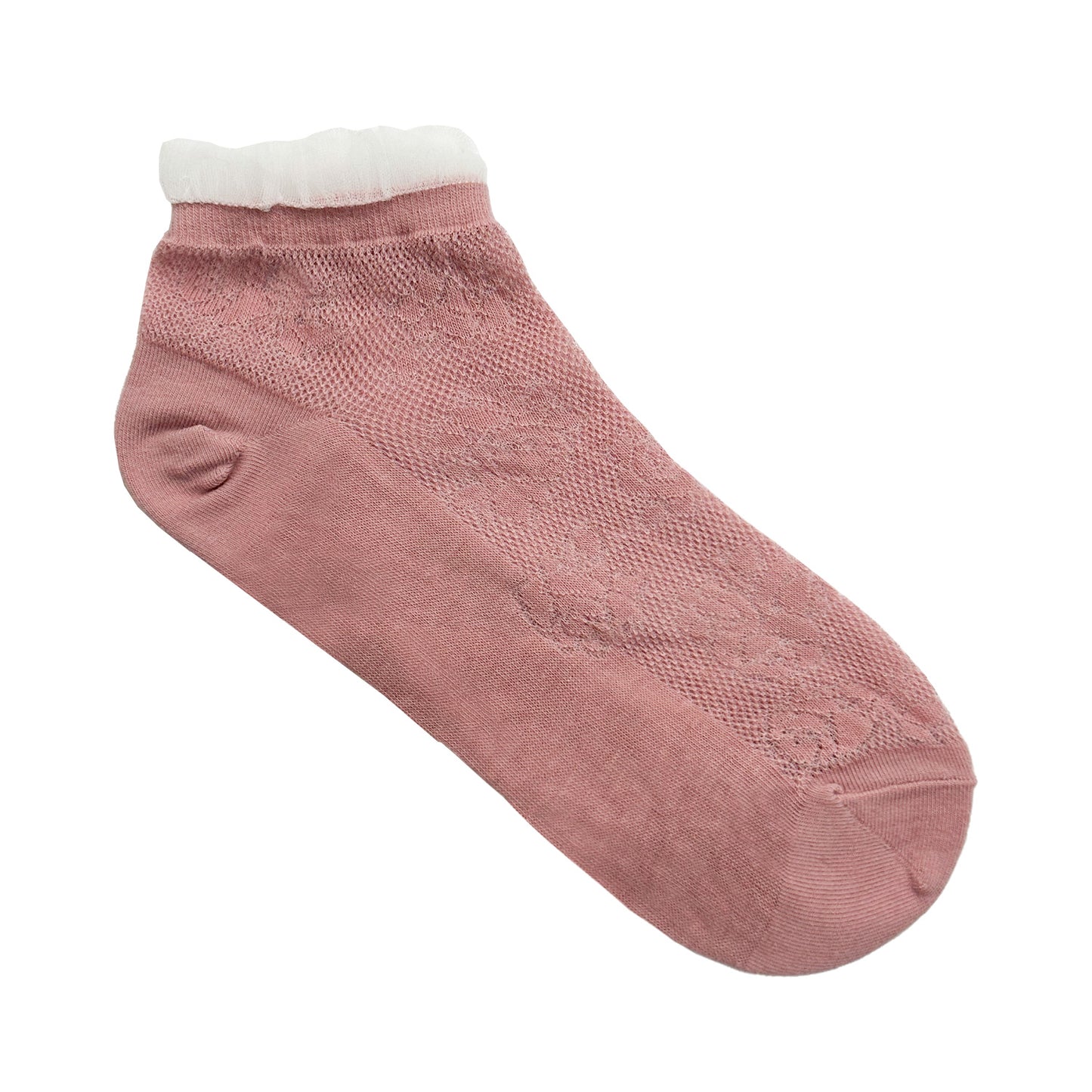 Women's Ankle See-Through Rose Socks