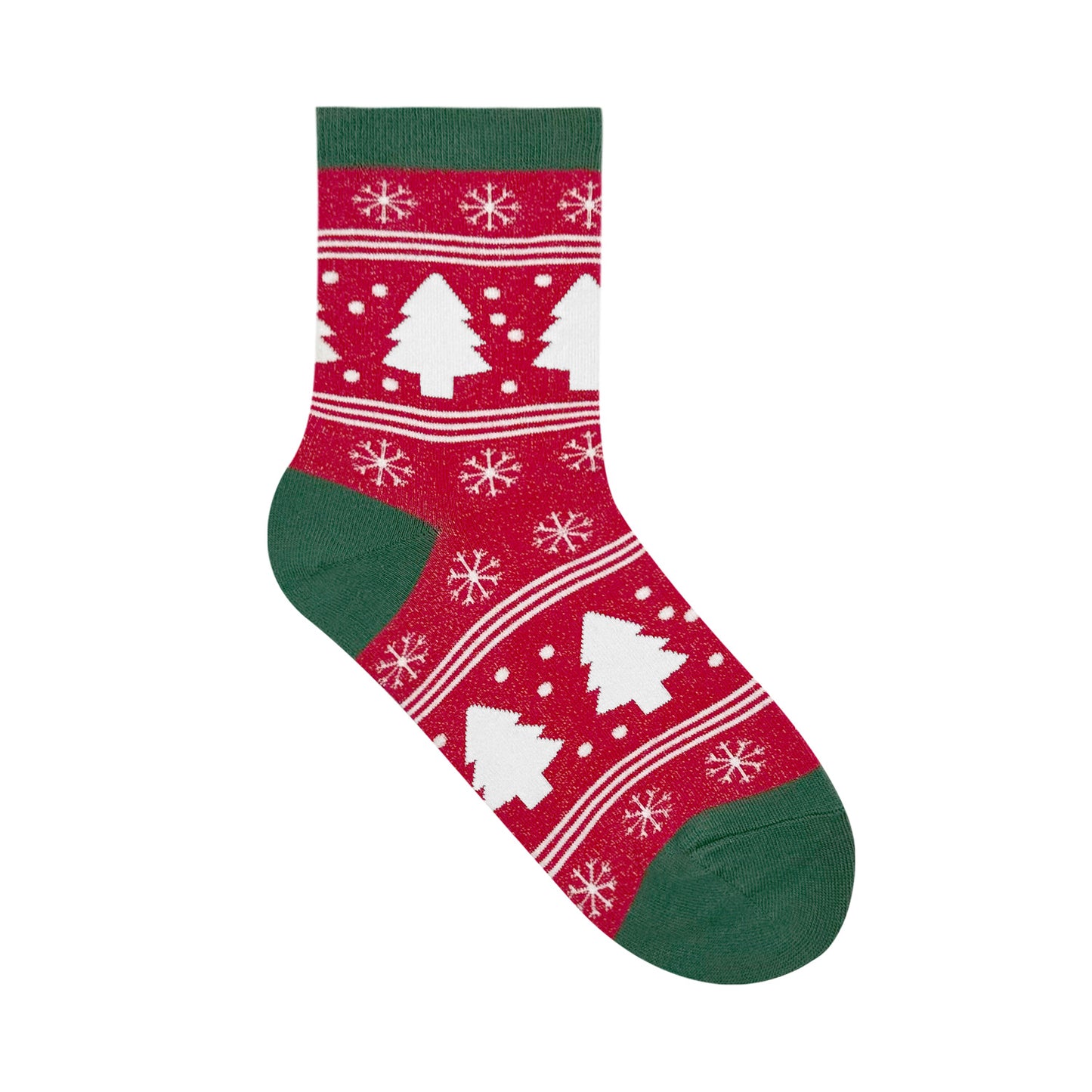 Women's Crew Winter Ornament Socks