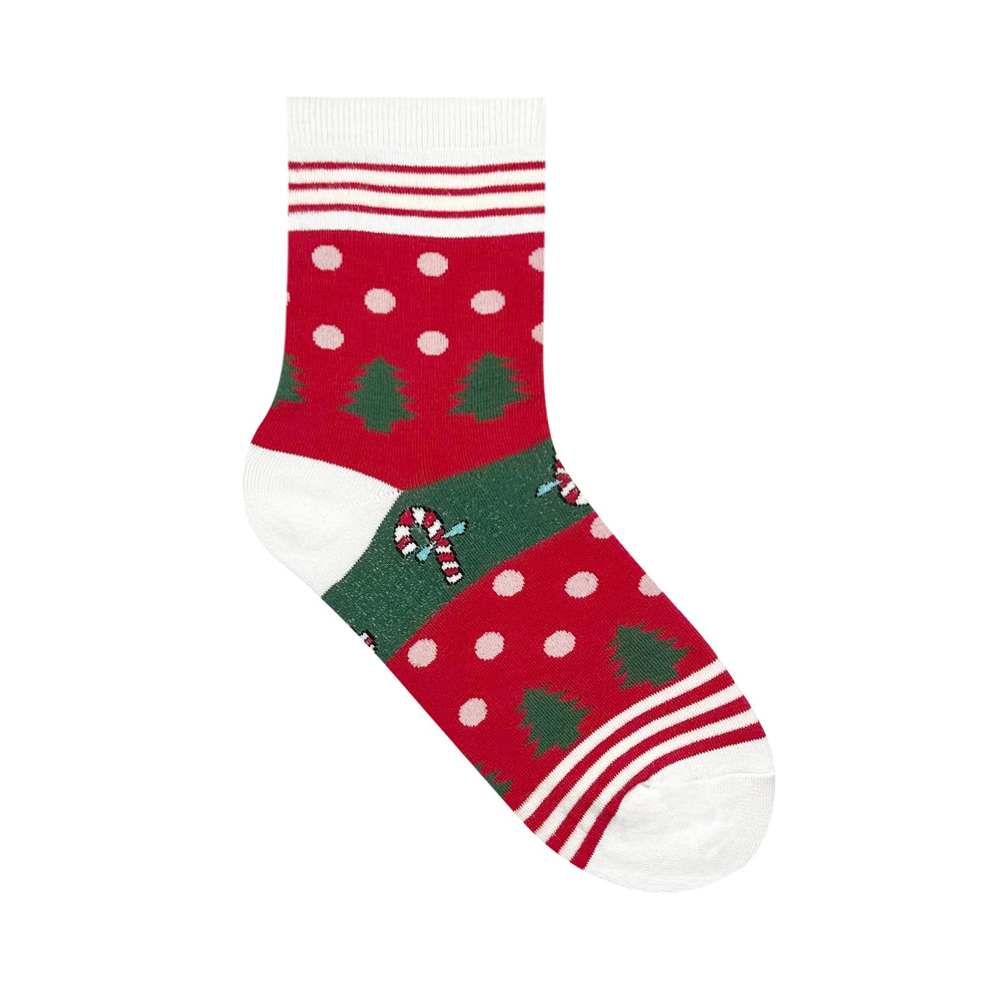 Women's Crew Winter Ornament Socks