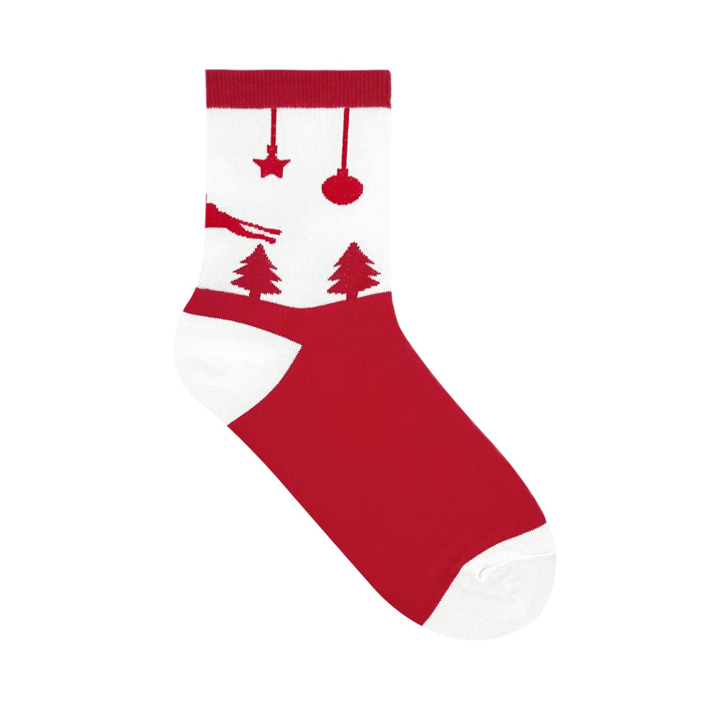 Women's Crew Winter Ornament Socks