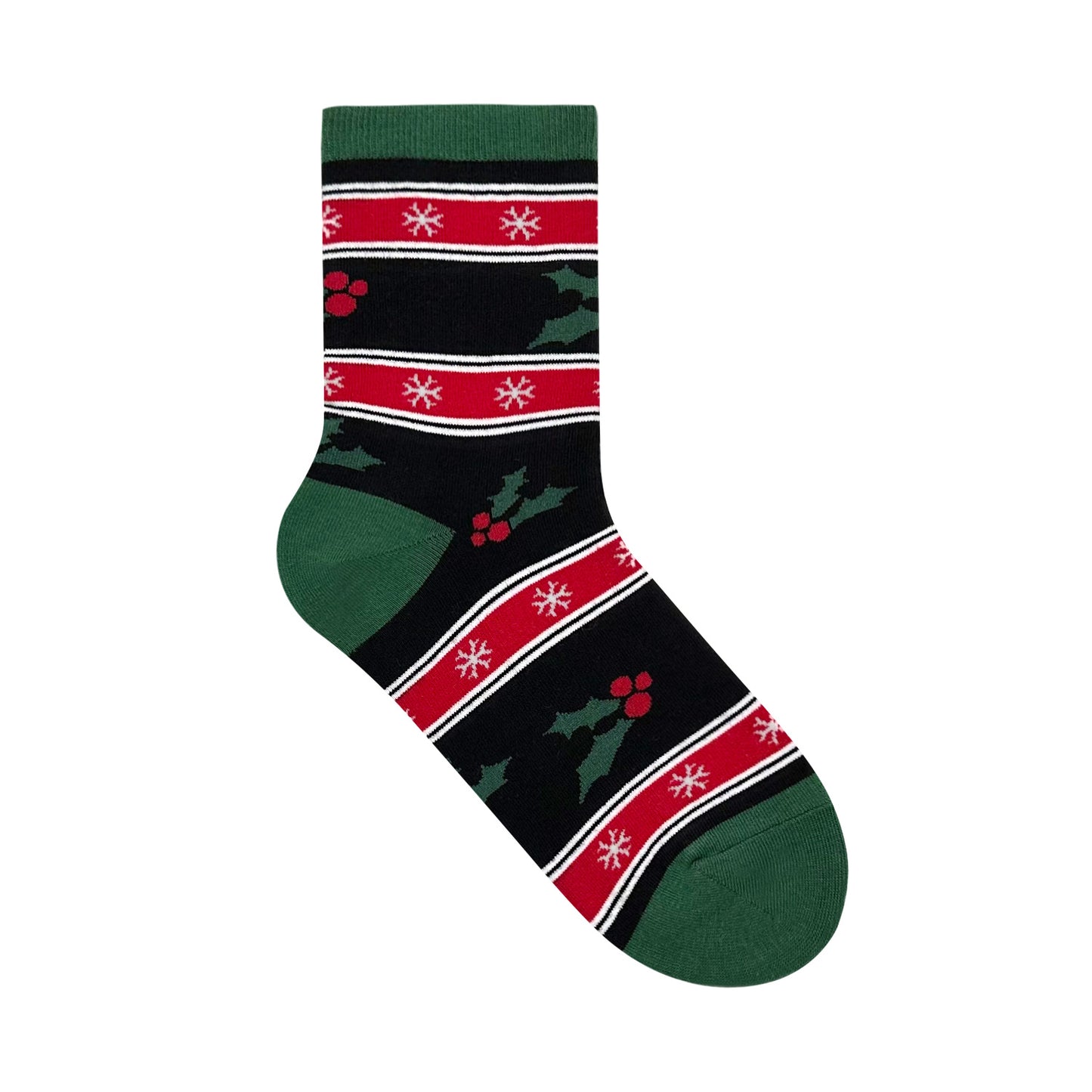 Women's Crew Happy Winter Elf Socks