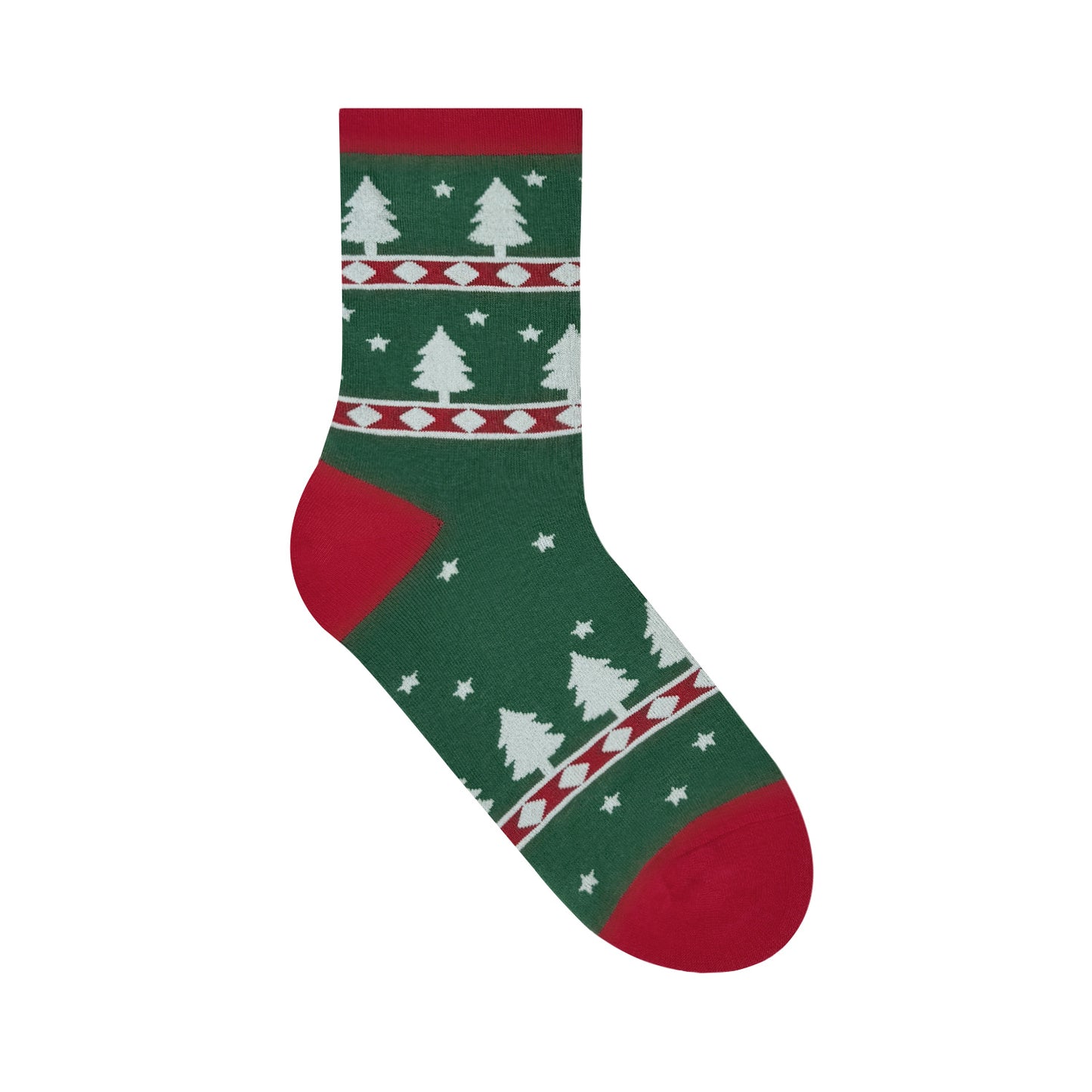 Women's Crew Santa Coming To Town Socks