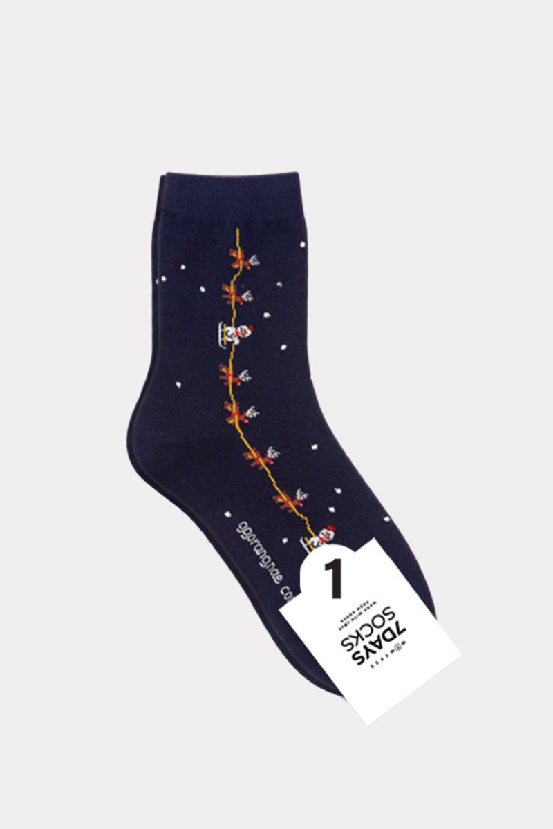 Women's Crew Christmas Line Socks
