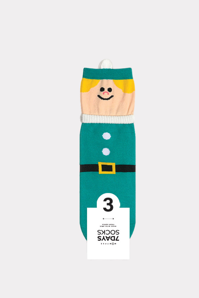 Women's Crew Santa Family Socks