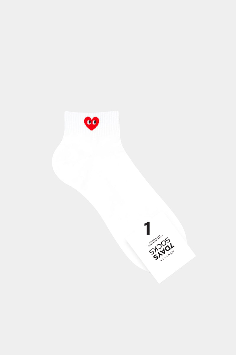 Men's Ankle Basic Heart Socks