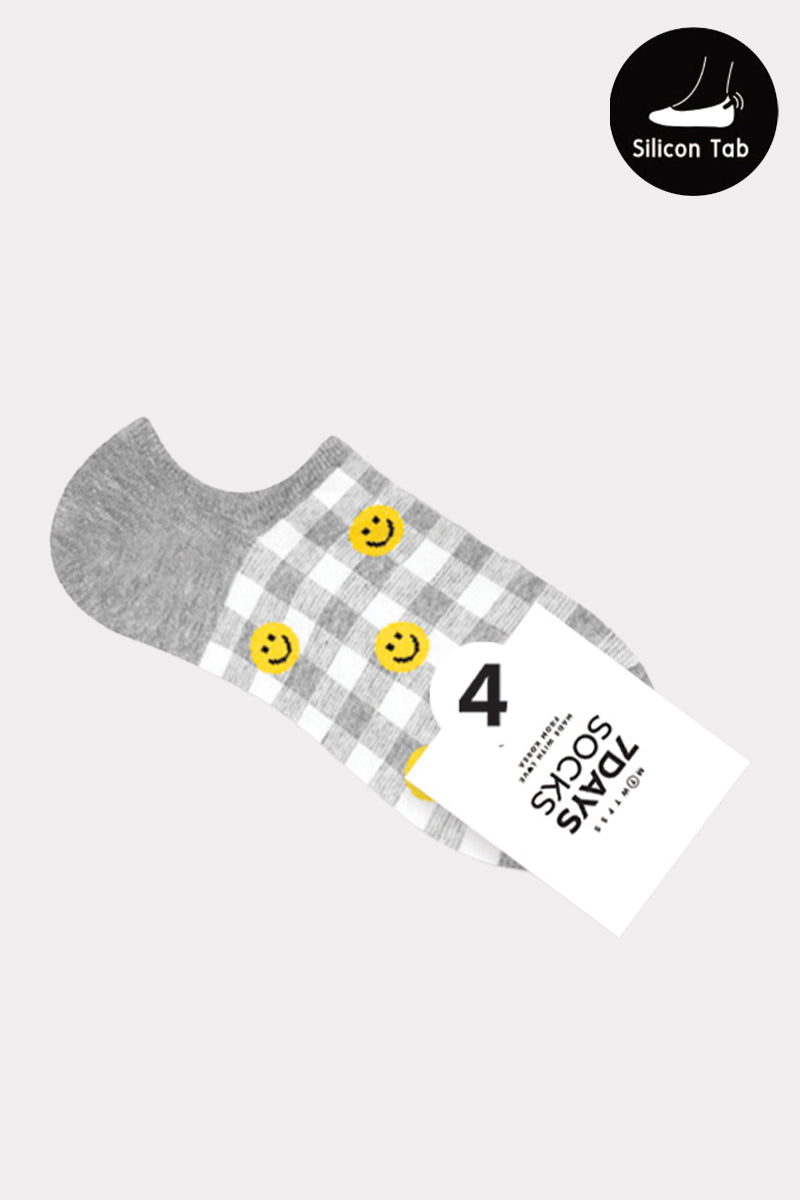 Women's Ankle Random Check Socks