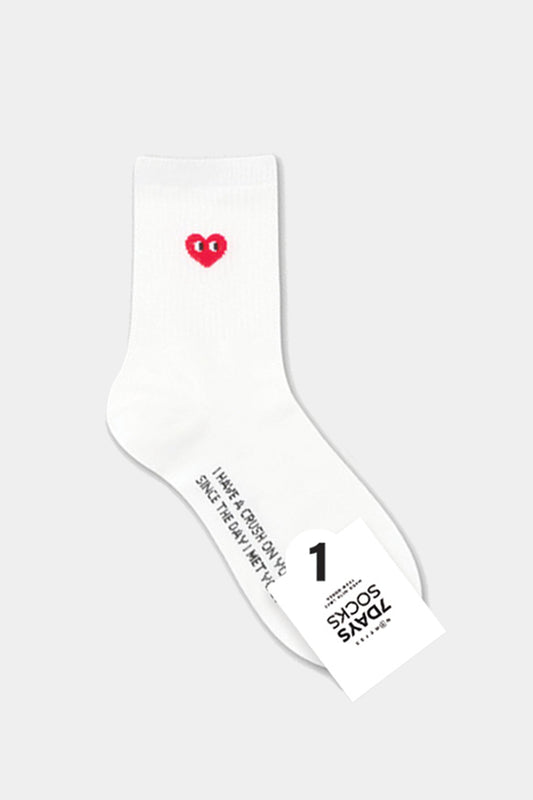 Women's Crew Baby Heart Socks