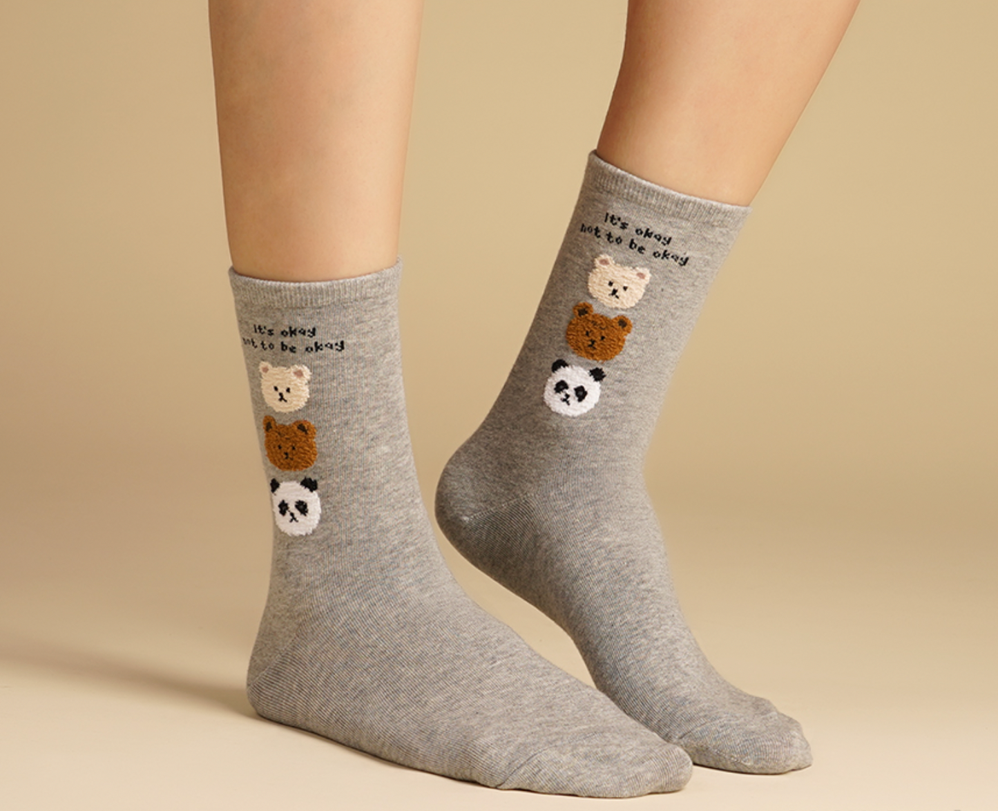 Women's Crew Three Bears Socks