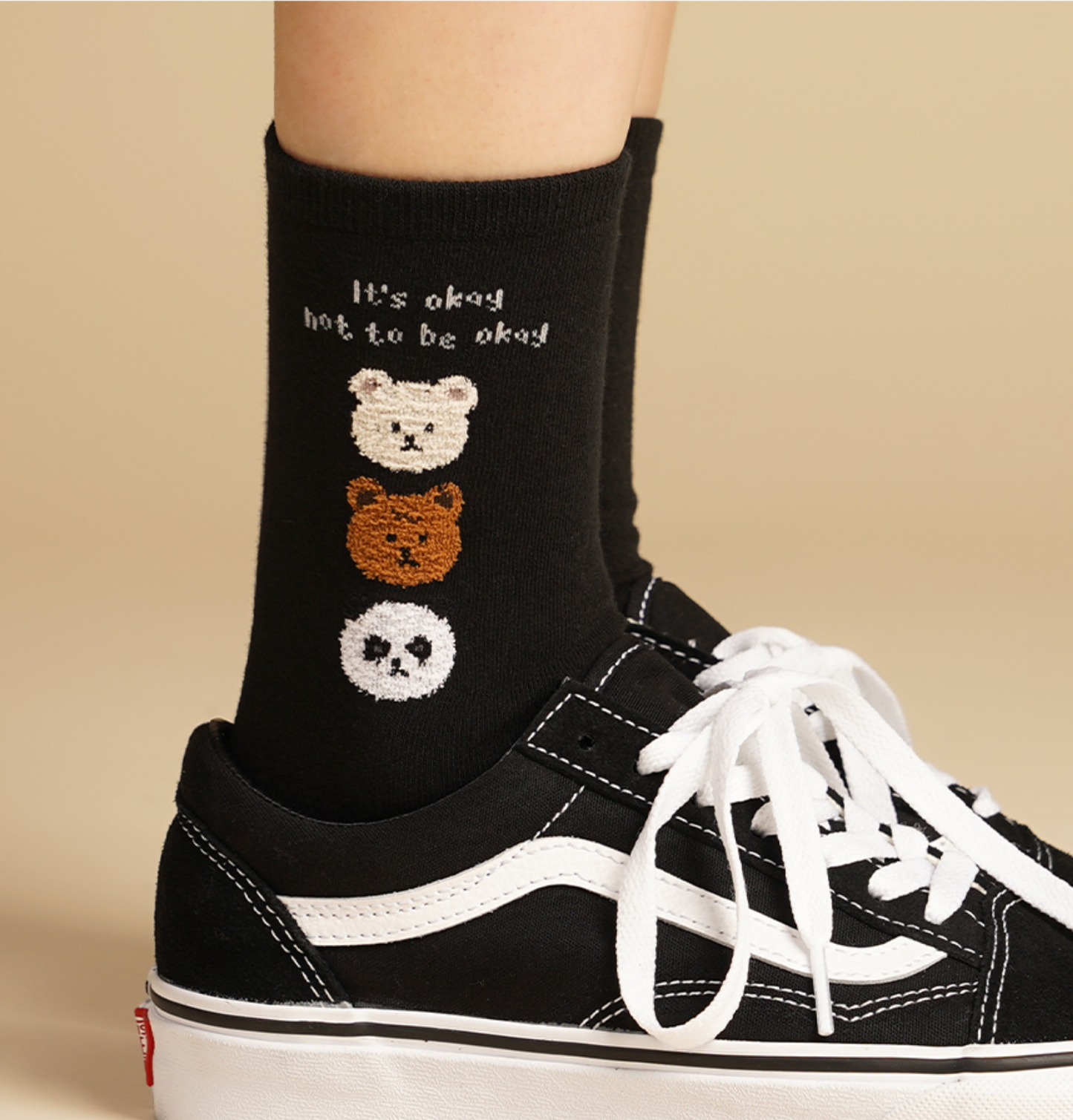 Women's Crew Three Bears Socks