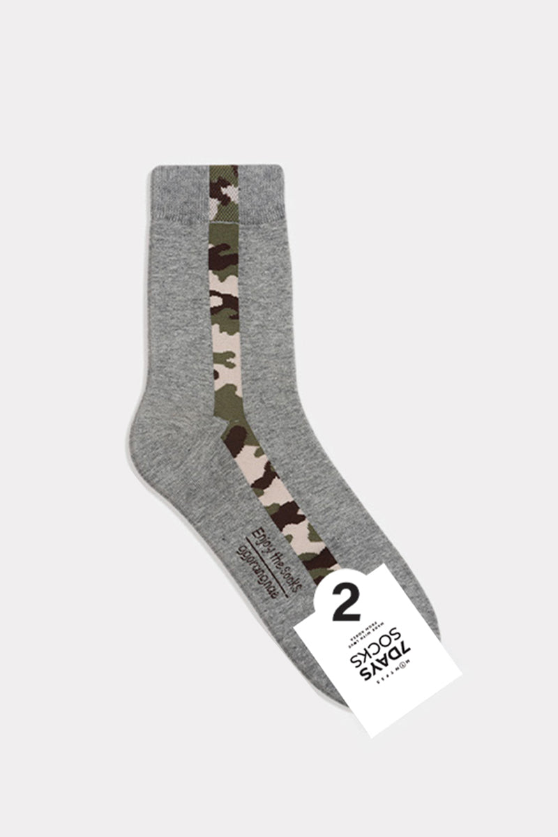 Men's Crew Camo Line Socks