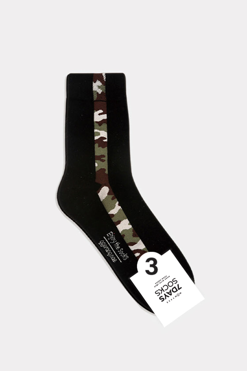 Men's Crew Camo Line Socks