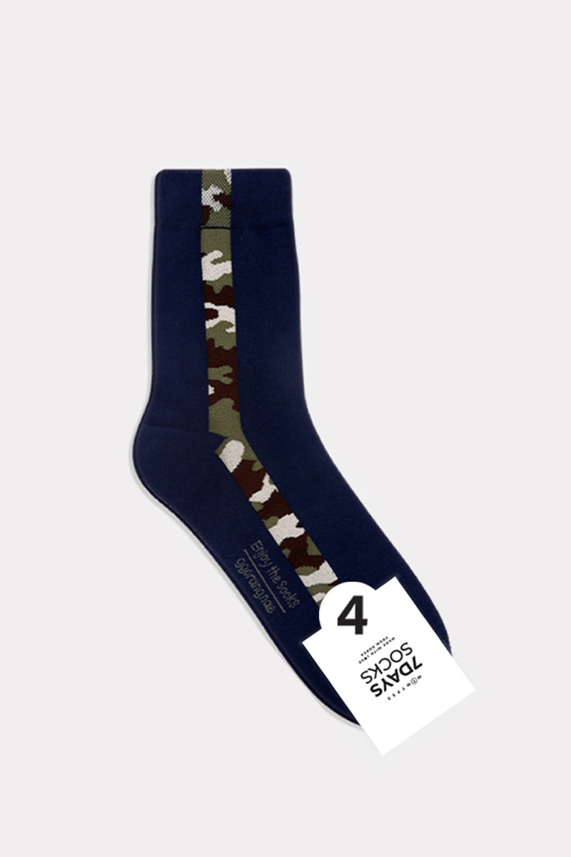 Men's Crew Camo Line Socks