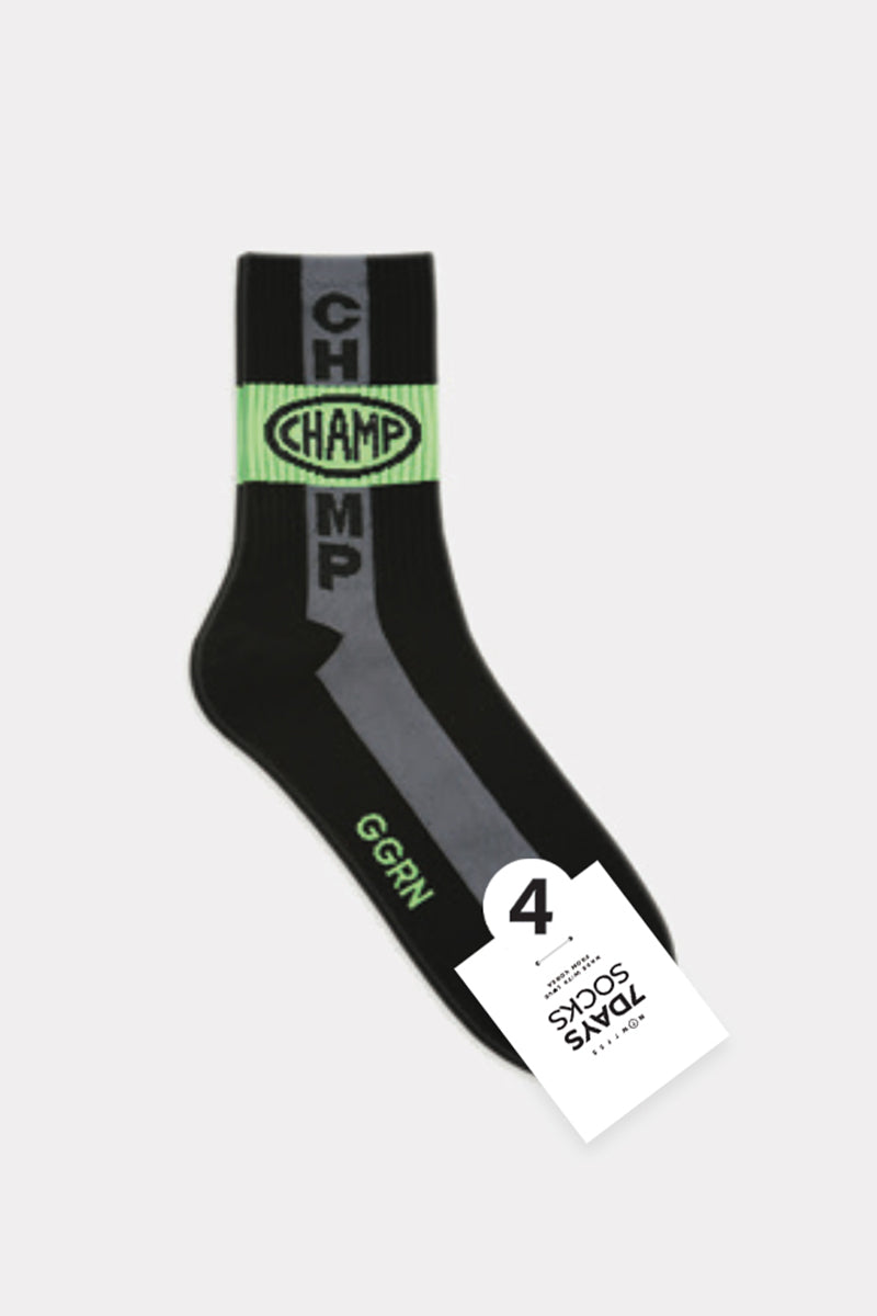 Men's Crew Double Logo Champ Socks