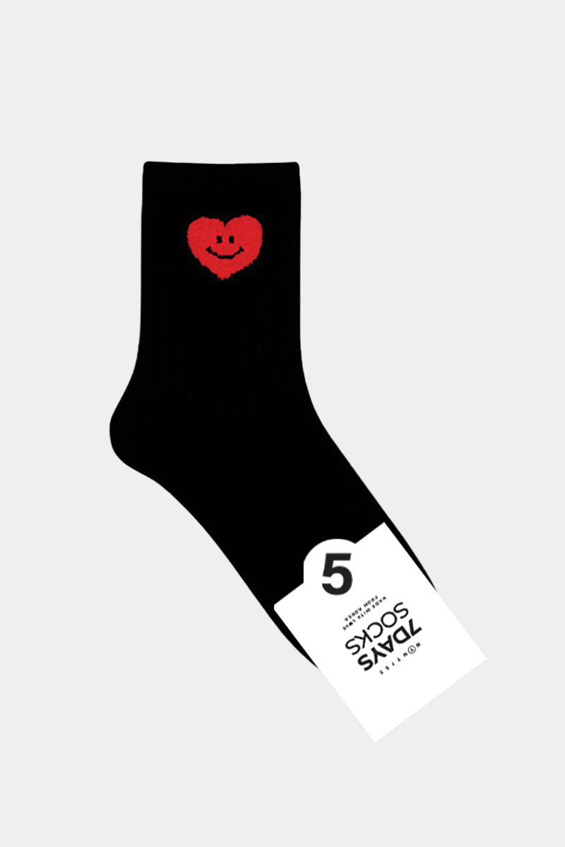 Women's Crew Heart Point Socks