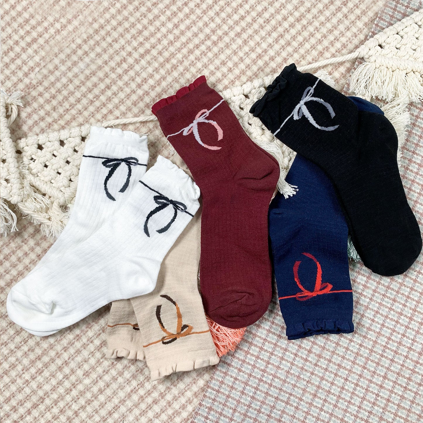 Women's Crew Ribbons Socks