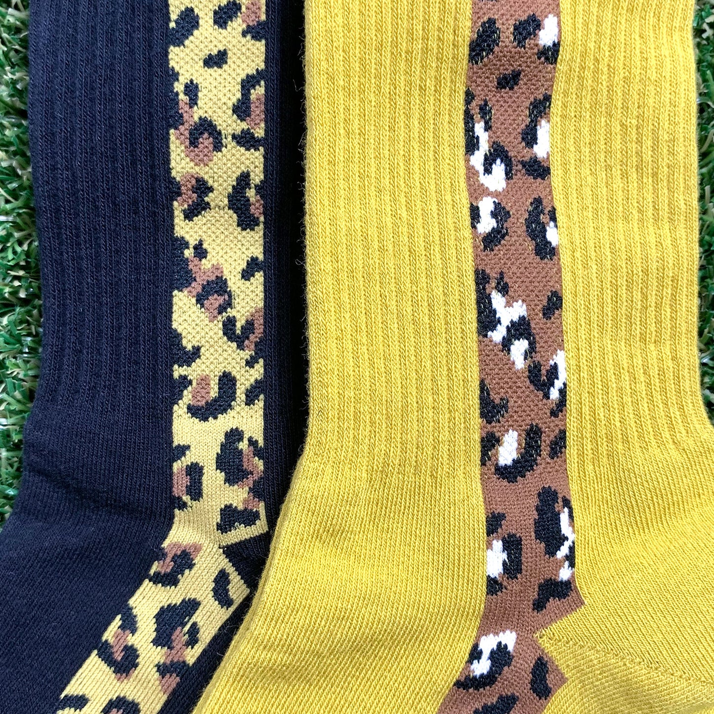Women's Crew Leopard Line Socks