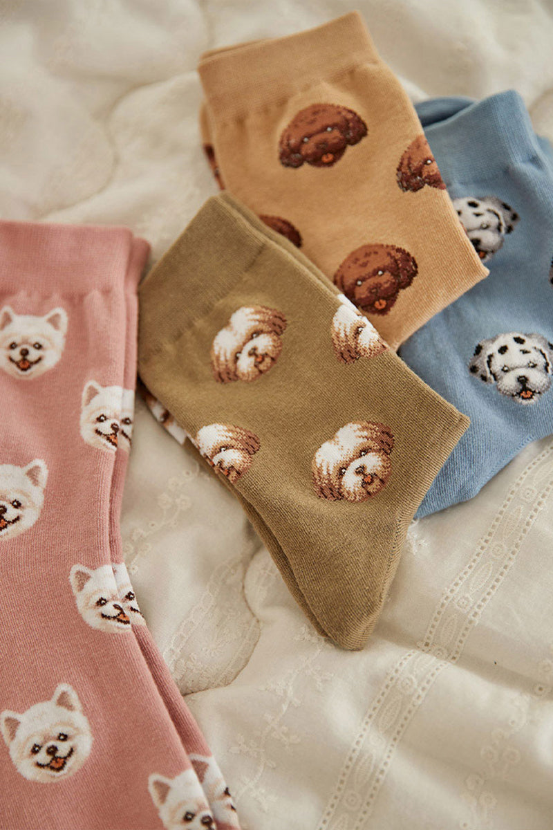 Women's Crew Mini Dogi Socks