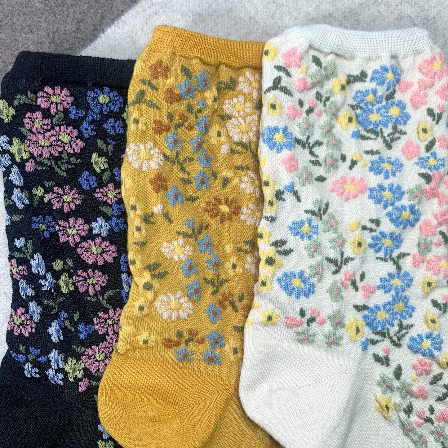 Women's Crew Blooming Garden Socks