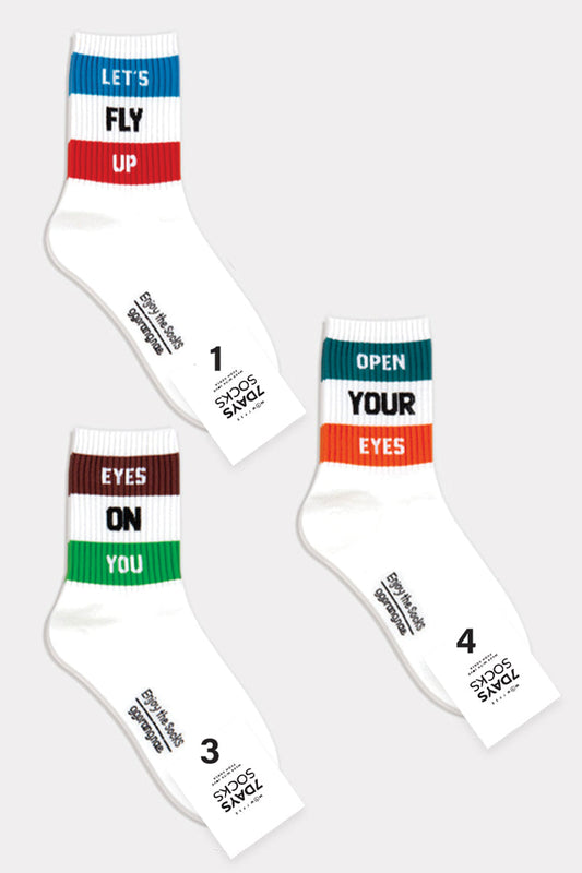 Women's Crew Message For You Socks